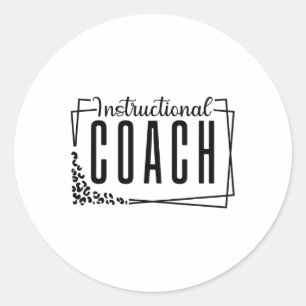 Lehrcoach Rückkehr-zur-Schule-Matching-Gruppe  Runder Aufkleber