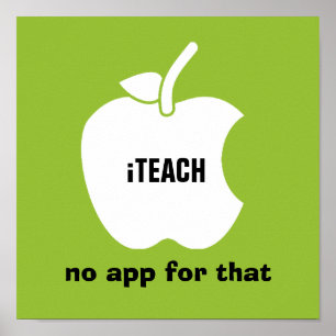 Lehre. Dafür gibt es keine App. Kostenvoranschlag  Poster
