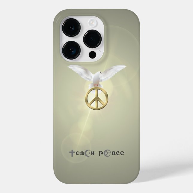 Lehre Frieden | Case-Mate iPhone Hülle (Rückseite)