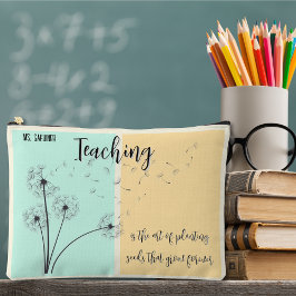 Lehre ist das Pflanzen von Saatgut Lt. Grün und Ge Zubehörtasche