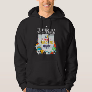 Lehre ist ein Werk von Herz Der beste Lehrer aller Hoodie