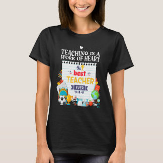 Lehre ist ein Werk von Herz Der beste Lehrer aller T-Shirt