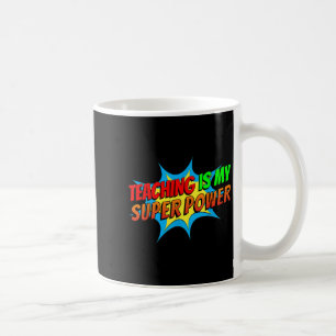 Lehre ist mein superkraftvolles Comic, das sich bi Kaffeetasse