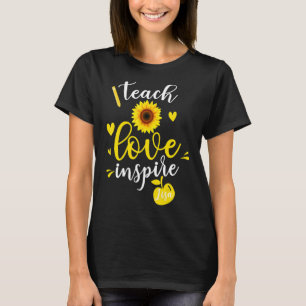 Lehre Liebe Inspirierte zurück an die Schule T-Shirt