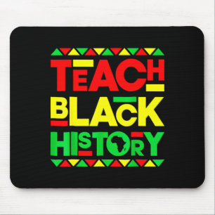 Lehre Schwarze Geschichte Melanin Afro Afrikanisch Mousepad