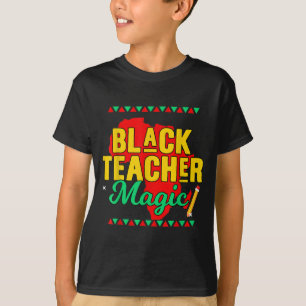Lehre schwarze Geschichte Monat Kinder schwarzen L T-Shirt