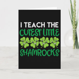 Lehre süßeste kleinen Shamrocks Kleeblatt St Patri Karte
