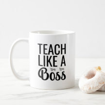 Lehre wie eine Boss-Tasse