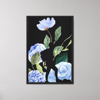 Lehren aus Blume Leinwanddruck