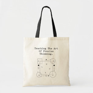 Lehren der Kunst des präzisen Denkens Mathematis Tragetasche