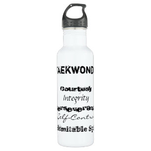 Lehren der Taekwondo-Wasser-Flasche Trinkflasche
