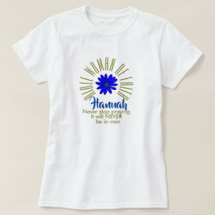 Lehren für die Bibel Frauen des Glaubens Hannah Ch T-Shirt