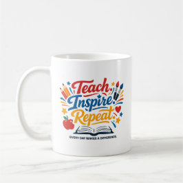 Lehren - Inspirieren - Wiederholen Kaffeetasse