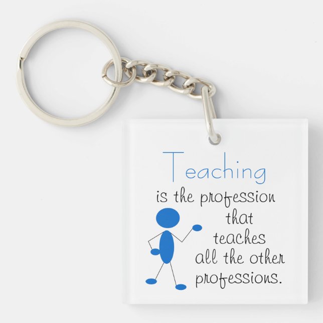 Lehren ist das Handwerk... Inspirationsangebot Schlüsselanhänger (Vorderseite)