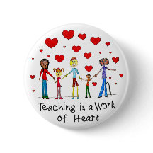 Lehren ist ein Werk des Herzens Button Button