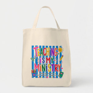Lehren ist mein Dienst - Christliche Lehrertasche Tragetasche