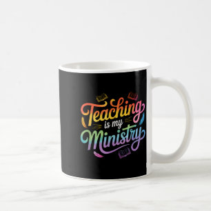 Lehren ist mein Dienst Jesus Christlicher Lehrer  Kaffeetasse