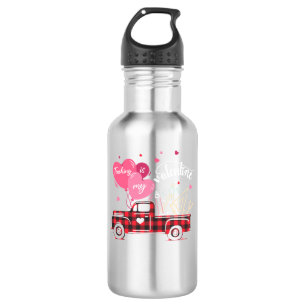 Lehren ist mein Valentinstag Edelstahlflasche