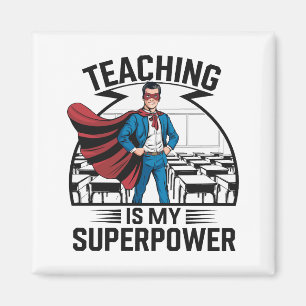 Lehren ist meine Supermacht Magnet