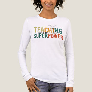 Lehren ist meine Supermacht Tri-Blend Shirt