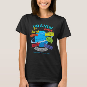 Lehren, Lernen, Weltraum - Uranus, Plan T-Shirt