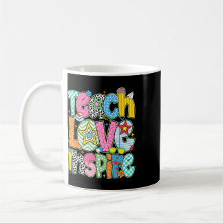 Lehren Liebe Inspirieren Ck Zur Schule Lehrer Kind Kaffeetasse