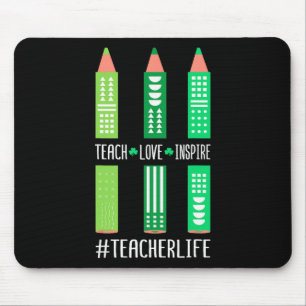 Lehren Liebe Inspirieren - Kinderbetreuung Tagespf Mousepad