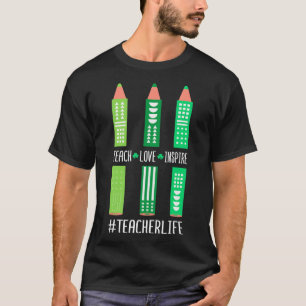 Lehren Liebe Inspirieren - Kinderbetreuung Tagespf T-Shirt