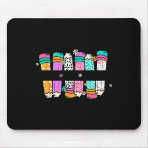 Lehren Liebe Inspirieren Lehrer Bleistift Zurück z Mousepad
