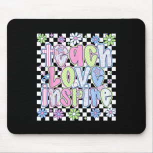Lehren Liebe Inspirieren Lehrer Erster Tag Lustig Mousepad