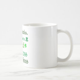 Lehren mit Luck St. Patrick's Day Edition Kaffeetasse