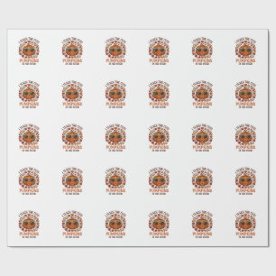 Lehren Sie niedliche Kürbisse Patch Halloween-Sonn Geschenkpapier