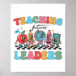 Lehren zukünftiger Führungskräfte Zurück zur Schul Poster