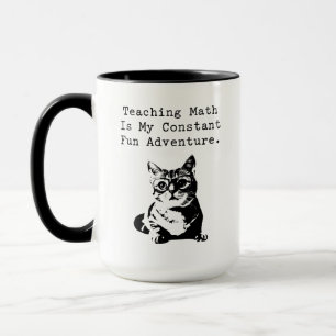 Lehrender Mathe Spaß Abenteuer Erzieher Leben Tasse