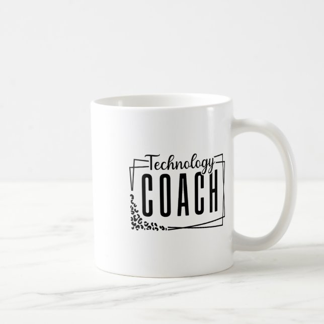 Lehrender Technologie-Coach Cool Design für Tee Kaffeetasse (Rechts)