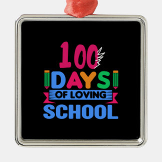 Lehrer 100 Tage der liebenden Schule Ornament Aus Metall