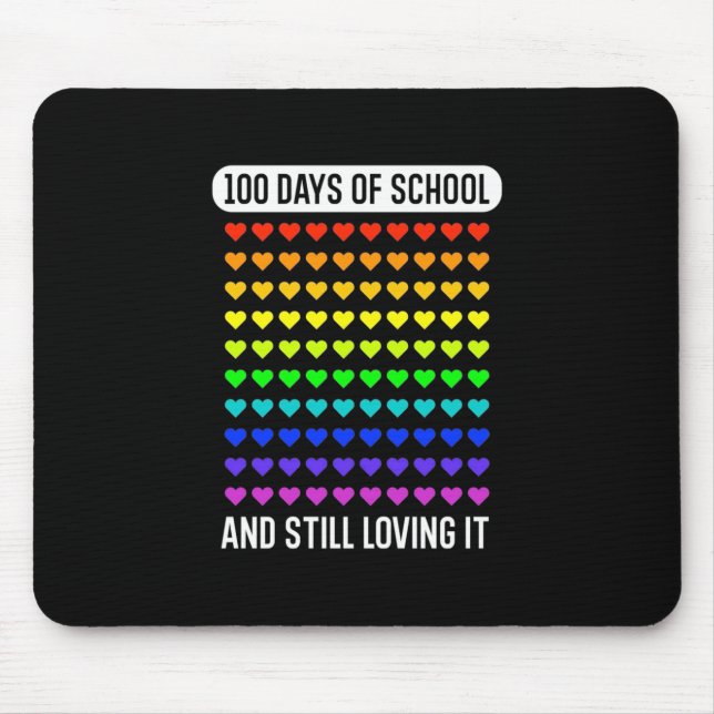 Lehrer 100 Tage der Schule Mousepad (Vorne)