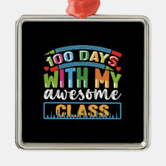 Lehrer 100 Tage mit meiner Phantastischen Klasse Ornament Aus Metall