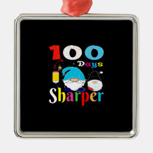 Lehrer 100 Tage Sharper Ornament Aus Metall