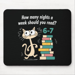 Lehrer 6-7 Wie viele Nächte pro Woche sollten Sie  Mousepad