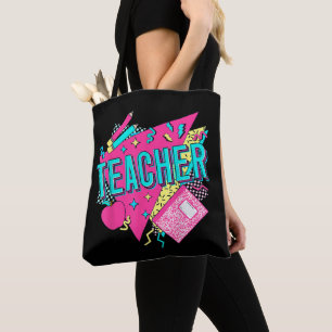 Lehrer 90er Retro Farbiger Lehrer Zurück zur Schul