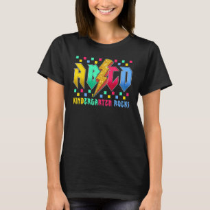 Lehrer ABCD Rocks zurück in die Schule zurück in d T-Shirt