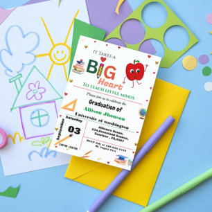 Lehrer Abschluss laden Abschluss ein Einladung