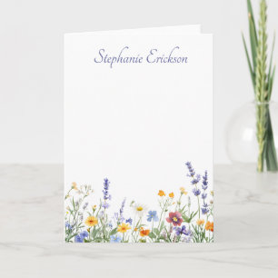 Lehrer Abschluss Wildblumen Botanische Blumen