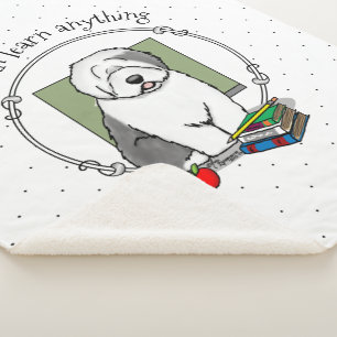 Lehrer Alte Englische Schafhunde (Grau 1) Niedlich Sherpadecke