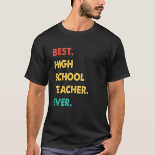 Lehrer an der High School Retro Bester Lehrer an d T-Shirt