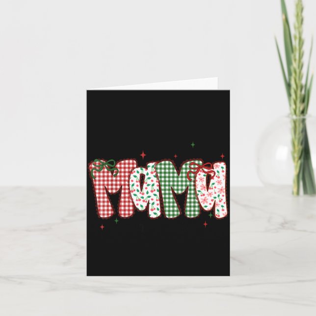 Lehrer an der Mittelschule Weihnachtsstempel Bogen Karte (Vorderseite)