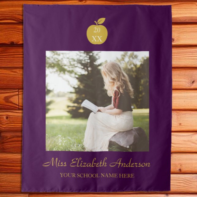 Lehrer Apfel Abschluss Wandteppich (Von Creator hochgeladen)