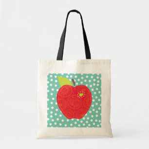 Lehrer Apple bessern mit pokadots Tasche aus