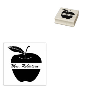 Lehrer Apple Custom Rubber Briefmarke Gummistempel